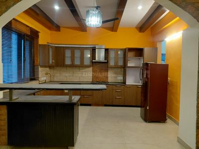 Kitchen Image of 2400 Sq.ft 3 BHK Builder Floor for rent in Sector 46 Noida for Rs. 50000