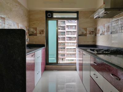 Kitchen Image of 1225 Sq.ft 2 BHK Apartment / Flat for rent in Paradise Sai Crystals, Kharghar Navi Mumbai for Rs. 39500