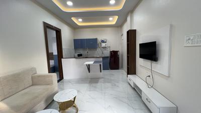 Living Room Image of 800 Sq.ft 1 BHK Apartment / Flat for rent in Mahalakshmi Nagar Indore for Rs. 20000