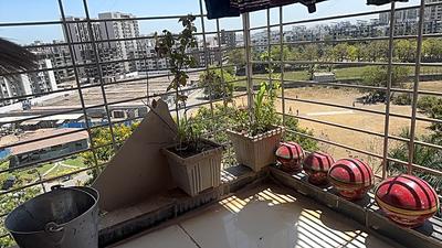 Balcony Image of 1270 Sq.ft 2 BHK Apartment / Flat for rent in JT JT Stuti Highland, Mughal Sarai Surat for Rs. 25000