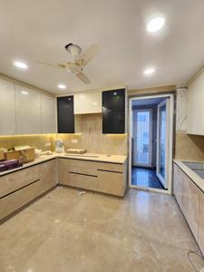 Kitchen Image of 1049 Sq.ft 2 BHK Builder Floor for rent in Rajouri Garden New Delhi for Rs. 34000