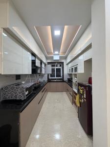 Kitchen Image of 2400 Sq.ft 3 BHK Builder Floor for rent in Sector 28 Faridabad for Rs. 40500