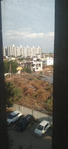 Balcony Image of 600 Sq.ft 1 BHK Apartment / Flat for rent in Godrej Garden City, Gota Ahmedabad for Rs. 15000