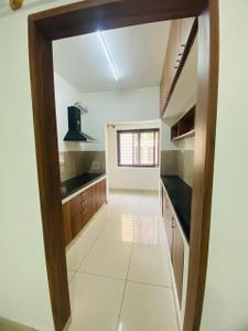 Kitchen Image of 1200 Sq.ft 2 BHK Builder Floor for rent in Murugeshpalya Bengaluru for Rs. 46000
