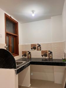 Kitchen Image of 650 Sq.ft 2 BHK Builder Floor for sale in Khanpur New Delhi for Rs. 3850000