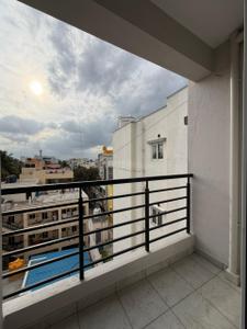 Balcony Image of 700 Sq.ft 1 BHK Builder Floor for rent in HSR Layout Bengaluru for Rs. 33000