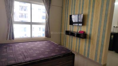 Bedroom Image of 320 Sq.ft 1 RK Apartment / Flat for rent in Nyati Elysia, Kharadi Pune for Rs. 23500