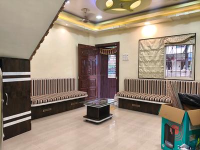 Living Room Image of 1200 Sq.ft 3 BHK Independent House for rent in DR Gavhane Gavhane Gangotri Park, Bhosari Pune for Rs. 20000