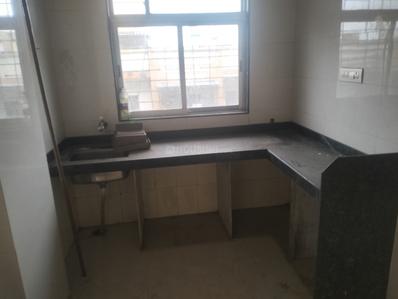 Kitchen Image of 570 Sq.ft 1 BHK Apartment / Flat for sale in Thakur Galaxy, Boisar Mumbai for Rs. 2500000