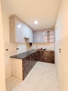 Kitchen Image of 1250 Sq.ft 3 BHK Builder Floor for rent in Khirki Extension New Delhi for Rs. 42000