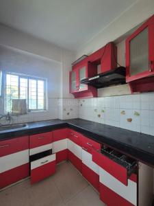 Kitchen Image of 1450 Sq.ft 3 BHK Apartment / Flat for rent in Borbari Guwahati for Rs. 23000