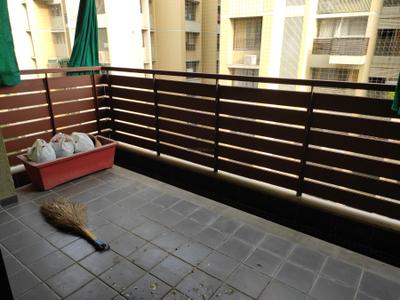 Balcony Image of 2115 Sq.ft 3 BHK Apartment / Flat for rent in Gala Aria, South Bopal Ahmedabad for Rs. 44000