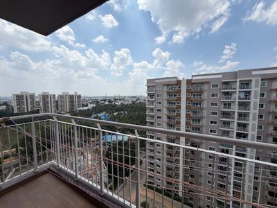 Balcony Image of 1400 Sq.ft 3 BHK Apartment / Flat for sale in L And T Olivia At Raintree Boulevard, Sahakara Nagar Bengaluru for Rs. 35000000