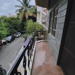Balcony Image of 2050 Sq.ft 3 BHK Independent House for rent in Kasturi Nagar Bengaluru for Rs. 63000