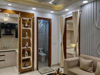 Living Room Image of 568 Sq.ft 2 BHK Apartment / Flat for rent in Dwarka Mor New Delhi for Rs. 23000