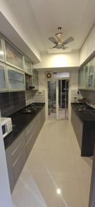 Kitchen Image of 1309 Sq.ft 2 BHK Apartment / Flat for rent in Omkar Veda Exclusive, Parel Mumbai for Rs. 140000