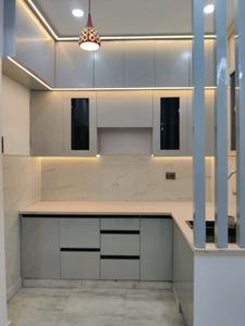 Kitchen Image of 1050 Sq.ft 2 BHK Builder Floor for sale in Dream Homes, Indirapuram Ghaziabad for Rs. 4000000