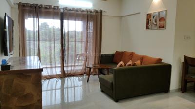 Living Room Image of 1050 Sq.ft 2 BHK Apartment / Flat for rent in Oxy Beaumonde, Viman Nagar Pune for Rs. 72000