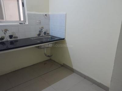 Kitchen Image of 1050 Sq.ft 2 BHK Apartment / Flat for rent in Sarthak Galaxy, Rau Indore for Rs. 12000