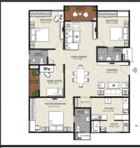 Image of 1558 Sq.ft 3 BHK Apartment / Flat for sale in Sholinganallur, Chennai for Rs. 13900000