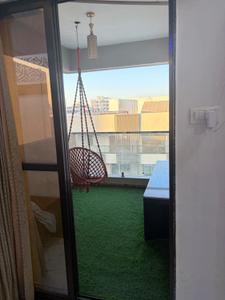 Balcony Image of 1050 Sq.ft 2 BHK Apartment / Flat for rent in Yogeshwar Shivalik Skypark, Pathardi Phata Nashik for Rs. 24000