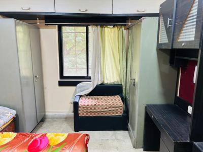 Bedroom Image of 480 Sq.ft 1 BHK Apartment / Flat for rent in Panchamrut Society, Thane West Thane for Rs. 17000