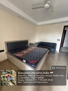 Bedroom Image of 350 Sq.ft 1 RK Apartment / Flat for rent in Sector 52 Gurgaon for Rs. 28000