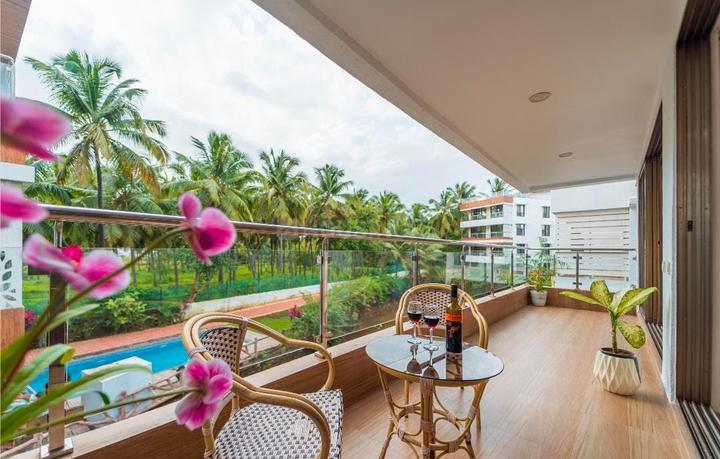 Balcony Image of 213 Sq.ft 3 BHK Villa for sale in Anjuna Goa for Rs. 39500000