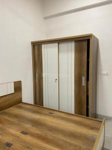 Bedroom Image of 1500 Sq.ft 3 BHK Apartment / Flat for rent in Satyamev Serene, Gota Ahmedabad for Rs. 42000