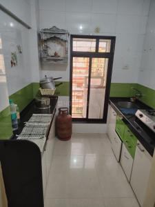 Kitchen Image of 650 Sq.ft 1 BHK Apartment / Flat for rent in Newan Sky, Vasai West Vasai for Rs. 18000
