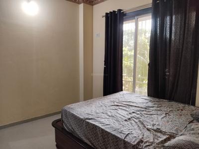 Bedroom Image of 650 Sq.ft 1 BHK Apartment / Flat for rent in Krishna Heights, Ghansoli Navi Mumbai for Rs. 45000