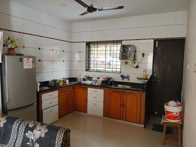 Kitchen Image of 1500 Sq.ft 3 BHK Duplex for rent in Diwalipura Vadodara for Rs. 25000
