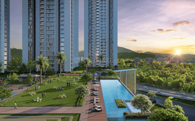 Image of 720 Sq.ft 2 BHK Apartment / Flat for sale in Purva Panorama, Thane West, Thane for Rs. 16500000