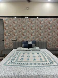 Bedroom Image of 1080 Sq.ft 2 BHK Builder Floor for rent in Jivrajpark Ahmedabad for Rs. 35000