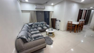 Living Room Image of 1500 Sq.ft 3 BHK Apartment / Flat for rent in Adani Amogha, Shantigram Ahmedabad for Rs. 55000