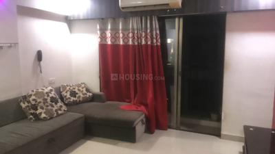 Living Room Image of 400 Sq.ft 1 BHK Apartment / Flat for rent in KM Horizon Palms IV, Thane East Thane for Rs. 19000