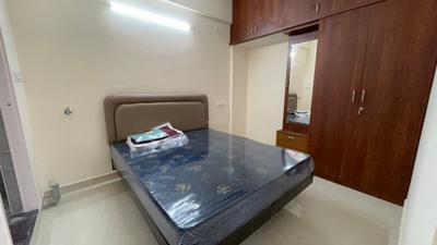 Bedroom Image of 550 Sq.ft 1 BHK Builder Floor for rent in Doddanekundi Bengaluru for Rs. 25000