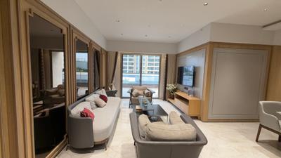 Living Room Image of 960 Sq.ft 2 BHK Apartment / Flat for rent in Majestique Towers East, Upper Kharadi Pune for Rs. 50000