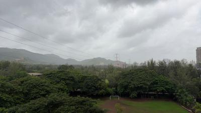 Balcony Image of 1715 Sq.ft 3 BHK Apartment / Flat for rent in Kesar Harmony, Kharghar Navi Mumbai for Rs. 100000