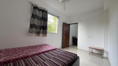 Bedroom Image of 570 Sq.ft 1 BHK Builder Floor for rent in Gokhalenagar Pune for Rs. 25500