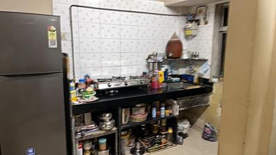 Kitchen Image of 560 Sq.ft 1 BHK Apartment / Flat for sale in Om Sai Aaradhana CHS, Dahisar East Mumbai for Rs. 10000000