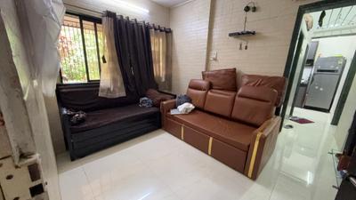 Living Room Image of 430 Sq.ft 1 BHK Apartment / Flat for rent in Malad West Mumbai for Rs. 35000