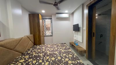 Bedroom Image of 205 Sq.ft 1 RK Independent House for rent in Mahalakshmi Nagar Indore for Rs. 12100