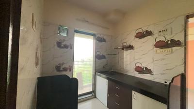 Kitchen Image of 640 Sq.ft 1 BHK Apartment / Flat for sale in  Sai Deep Classic Tower, Vasai East Vasai for Rs. 3100000