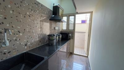 Kitchen Image of 600 Sq.ft 1 BHK Apartment / Flat for rent in Byrathi Bengaluru for Rs. 29000