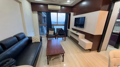Living Room Image of 1050 Sq.ft 2 BHK Apartment / Flat for rent in The The Address, Ghatkopar West Mumbai for Rs. 80000
