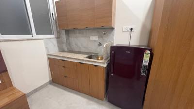 Kitchen Image of 210 Sq.ft 1 RK Independent House for rent in Mahalakshmi Nagar Indore for Rs. 13000
