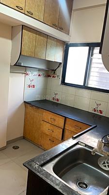Kitchen Image of 1200 Sq.ft 1 RK Apartment / Flat for rent in Mahalakshmi Nagar Indore for Rs. 25000