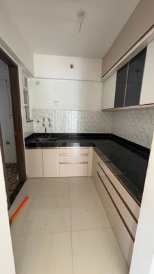 Kitchen Image of 650 Sq.ft 1 BHK Apartment / Flat for rent in Majestique Mrugavarsha, Dhayari Pune for Rs. 16000