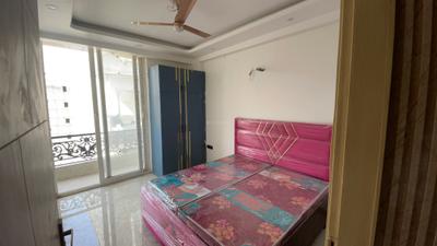 Bedroom Image of 990 Sq.ft 3 BHK Builder Floor for rent in Satbari New Delhi for Rs. 45000